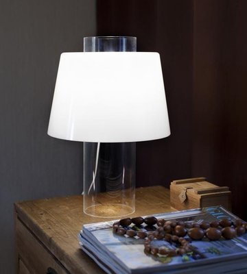 art table with light