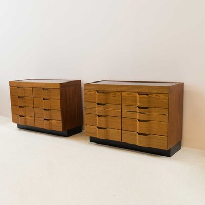 Laminated Wood Dressers 1960s Set Of 2 For Sale At Pamono