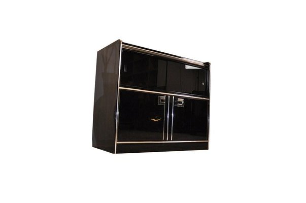 Small Art Deco Sliding Glass Door Sideboard For At Pamono Art Deco Sliding Glass Door Sideboard, Small Sliding Glass Door Cabinet