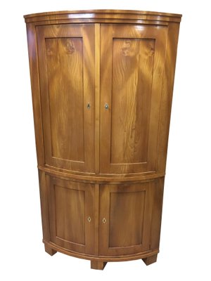 Antique Biedermeier Ash Corner Cupboard 1840s Bei Pamono Kaufen Antique Biedermeier Ash Corner Cupboard