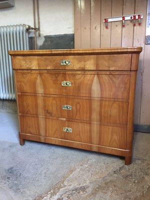 Antique German Biedermeier Cherry Chest Of Drawers For Sale At Pamono