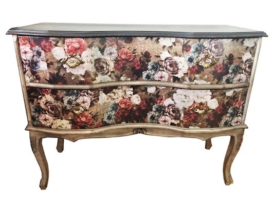 floral painted furniture