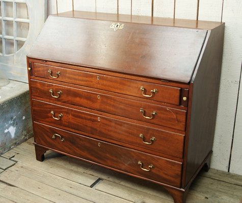 Antique Wood Secretary Desk For Sale At Pamono