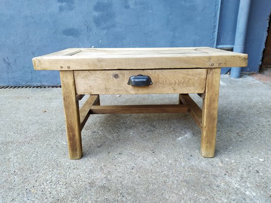 Antique Industrial Coffee Table For Sale At Pamono