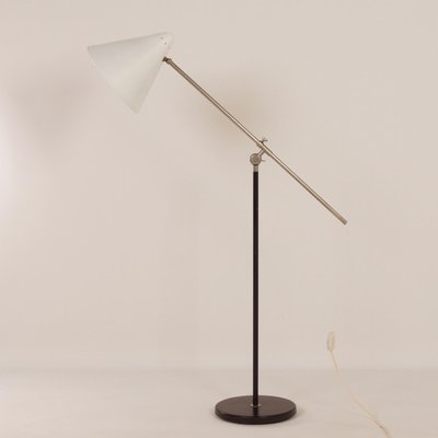 Floris Fiedeldij For Artimeta 1950s, White Floor Lamp Base