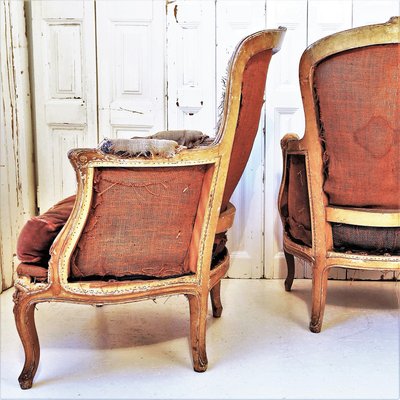 Barock Sessel Antik Bergere Kinderzimmer Sitzmöbel Stuhl Vintage 