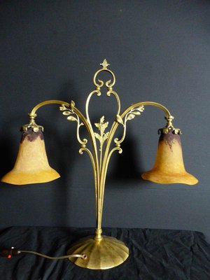 antique art nouveau table lamps