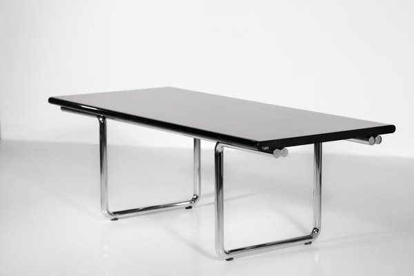 Italian Chrome Desk Or Dining Table From Castelli 1970s For Sale At Pamono