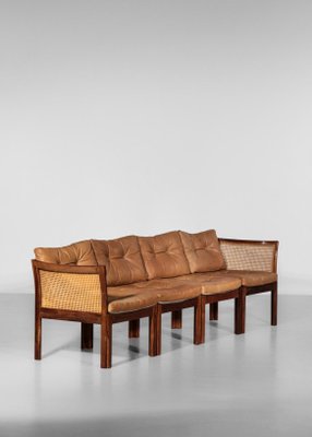 Woven cane sofa outlet