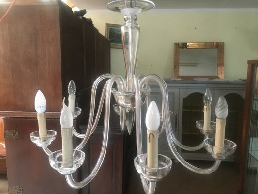 8 Arm Murano Glass Chandelier 8 Arm Murano Glass Chandelier