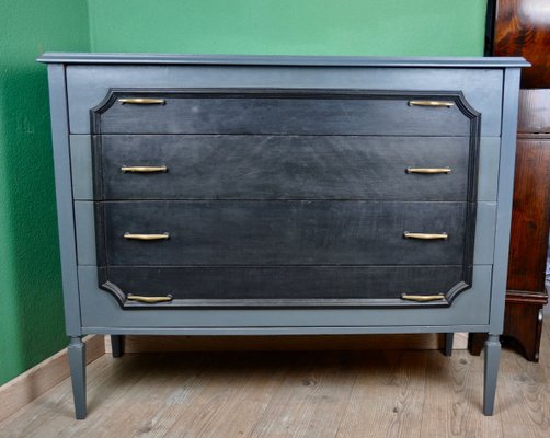 Painted Blue Grey Dresser 1960s For Sale At Pamono