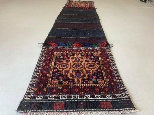 Afghanischer Handgeknupfter Langer Schmaler Gemuseduft Teppich In Tribal Optik 320x75 Cm Bei Pamono Kaufen