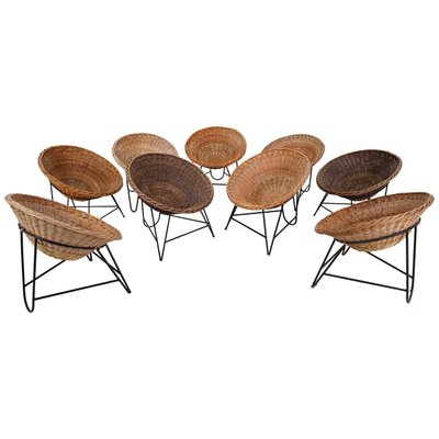 Mid Century Wicker Patio Lounge Chair 1960s For Sale At Pamono
