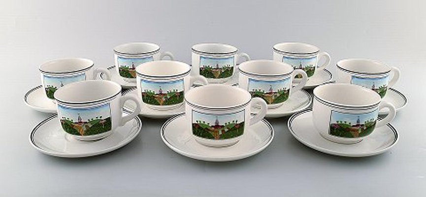 Villeroy & Boch Naif Dinner Service in Porcelain, Set of 6 for sale at  Pamono
