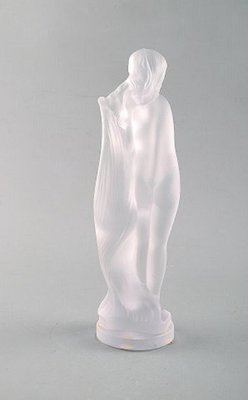 French Nude Woman Figurine in Crystal by Sevres, 1960s for sale at