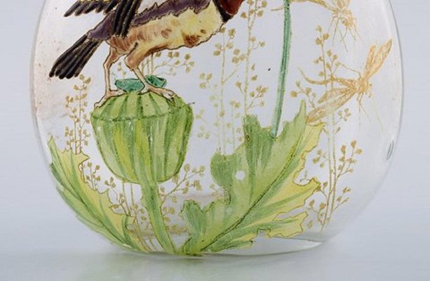 Carafe Legras Rare émaillée Art Déco – Avec Bouchon, Vintage, Occasion Bon état