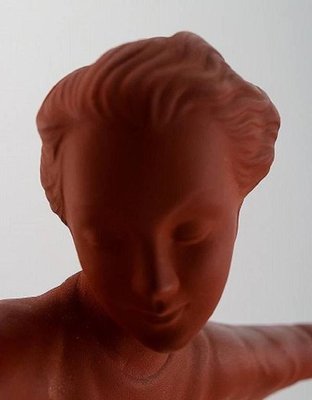 Austrian Keramos Dancing Woman Figure in Red Clay, 1940s for sale