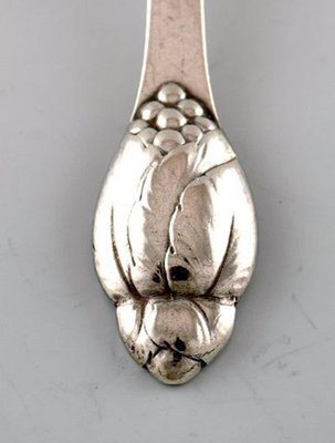 3 Tea Spoon In Silver Evald Nielsen No