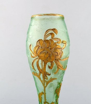 Vase DAUM France signé en cristal – Pièce vintage – Oliver's Vintage