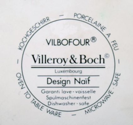 Villeroy & Boch Naif Oven Proof Dish in Porcelain for sale at Pamono