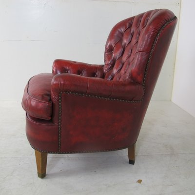 Red Leather Chesterfield Lounge Chair 1970s For At Pamono - Red Leather Chair Matrix Red Leather Chesterfield Lounge Chair 1970s For At Pamono - Red Leather Chair Matrix