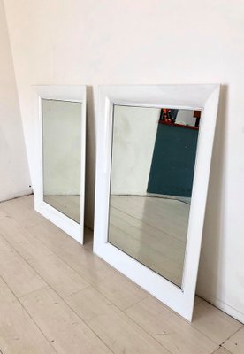 White PVC Rectangular Mirror from Kartell, 1990s for sale at Pamono