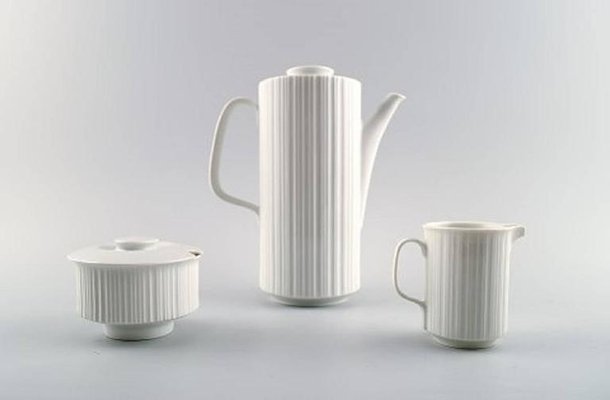 Porcelain Noire Mocha Service by Tapio Wirkkala for Rosenthal