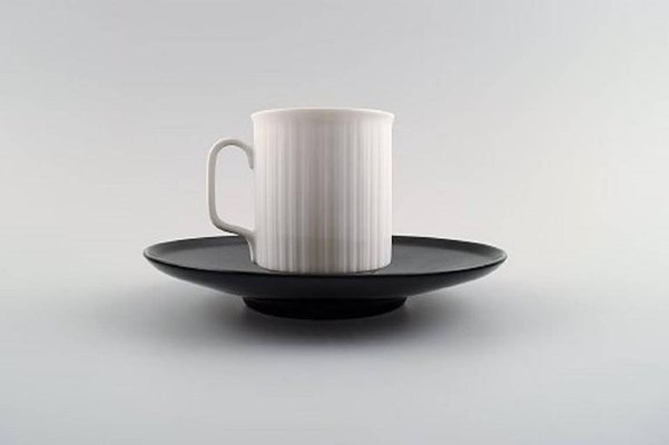 Porcelain Noire Mocha Service by Tapio Wirkkala for Rosenthal
