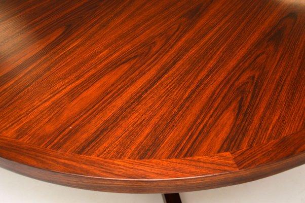 Danish Rosewood Extendable Dining Table From Dyrlund 1960s For Danish Rosewood Extendable Dining Table