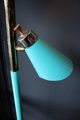 American Turquoise Floor Lamp From, Burks Turquoise Floor Lamp