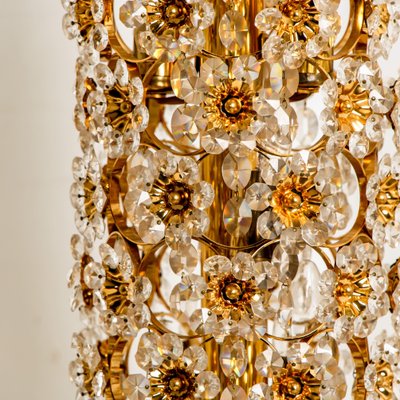 gold chandelier floor lamp