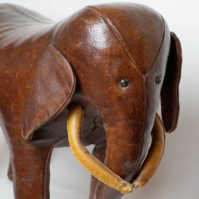 leather stuffed elephant