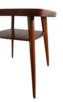 White mid 2024 century end table