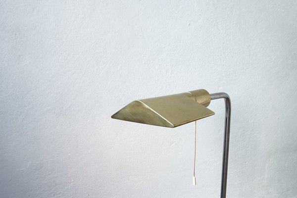Brass And Chrome Floor Lamp From Cedric Hartman 1970s For Sale At Pamono