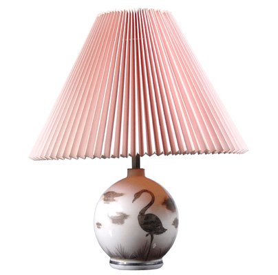 art deco glass table lamp
