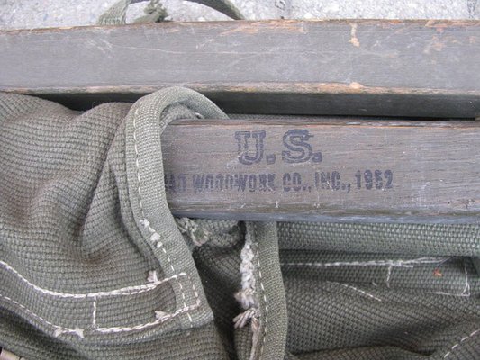 Us Army Military Folding Bed 1950s For Sale At Pamono