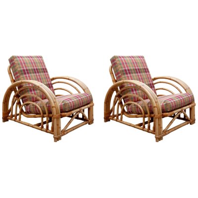 Mid Century Modern Pretzel Bamboo Patio Lounge Chair In The Style Mid Century Modern Pretzel Bamboo Patio