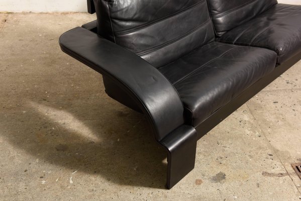 Black clearance leather lounges