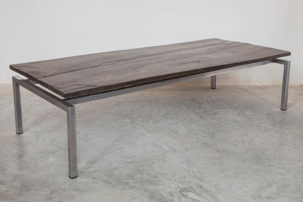 Large Brutalist Rectangular Gray Stone Top Coffee Table 1960s For At Pamono - Stone Top Coffee Table Rectangle Large Brutalist Rectangular Gray Stone Top Coffee Table 1960s For At Pamono - Stone Top Coffee Table Rectangle