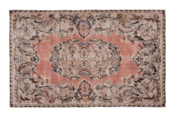 Vintage Industrial Style Turkish Oushak Rug, 1970s for sale at Pamono