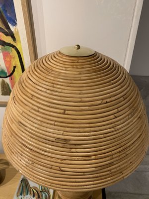 wicker table lamps