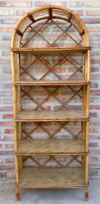 Franzsische Mid-Century Bambus Etagere, 1960er bei Pamono kaufen