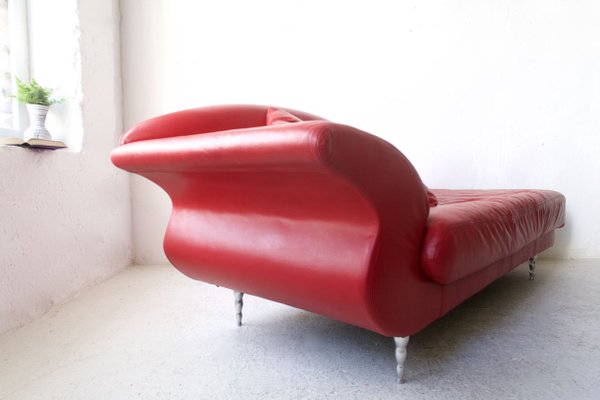 Vintage Leather Chaise Lounge Sofa For, Leather Sofa Chaise Lounge