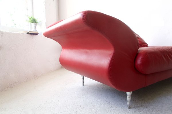 Vintage Leather Chaise Lounge Sofa For, Chaise Lounge Chair Leather