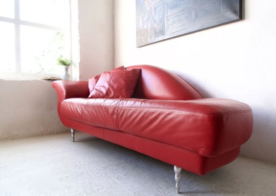 Vintage Leather Chaise Lounge Sofa - Daybed Chaise Lounge Sofa Vintage Leather Chaise Lounge Sofa - Daybed Chaise Lounge Sofa