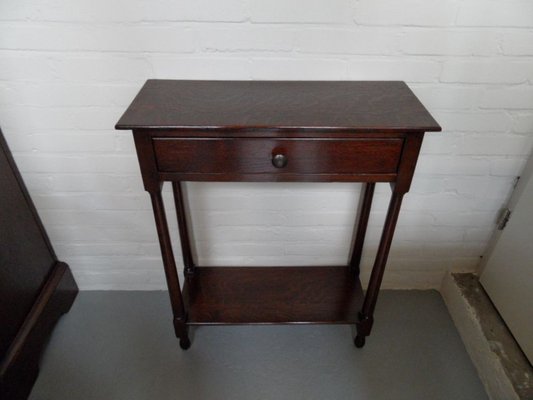 Small Antique Oak Side Table With Drawer For At Pamono - Small Oak Side Table With Drawers Small Antique Oak Side Table With Drawer For At Pamono - Small Oak Side Table With Drawers