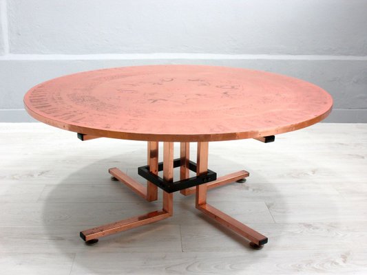 Copper outdoor sale coffee table