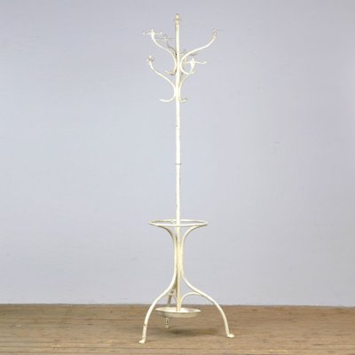 coat rack with mirror and bench