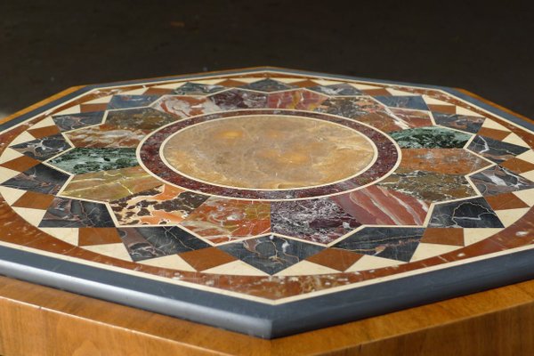Details about   Marble Octagon Center Console Table Top Mosaic Inlaid Elegant Floral Decor H1393 