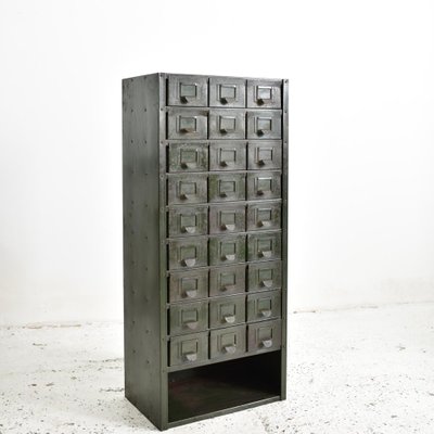 Industrial Metal Storage Drawer Cabinet For Sale At Pamono